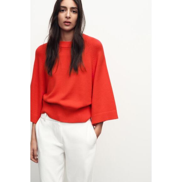 Zara Wing Sleeve Sweater - Sz Small - Picture 1 of 1